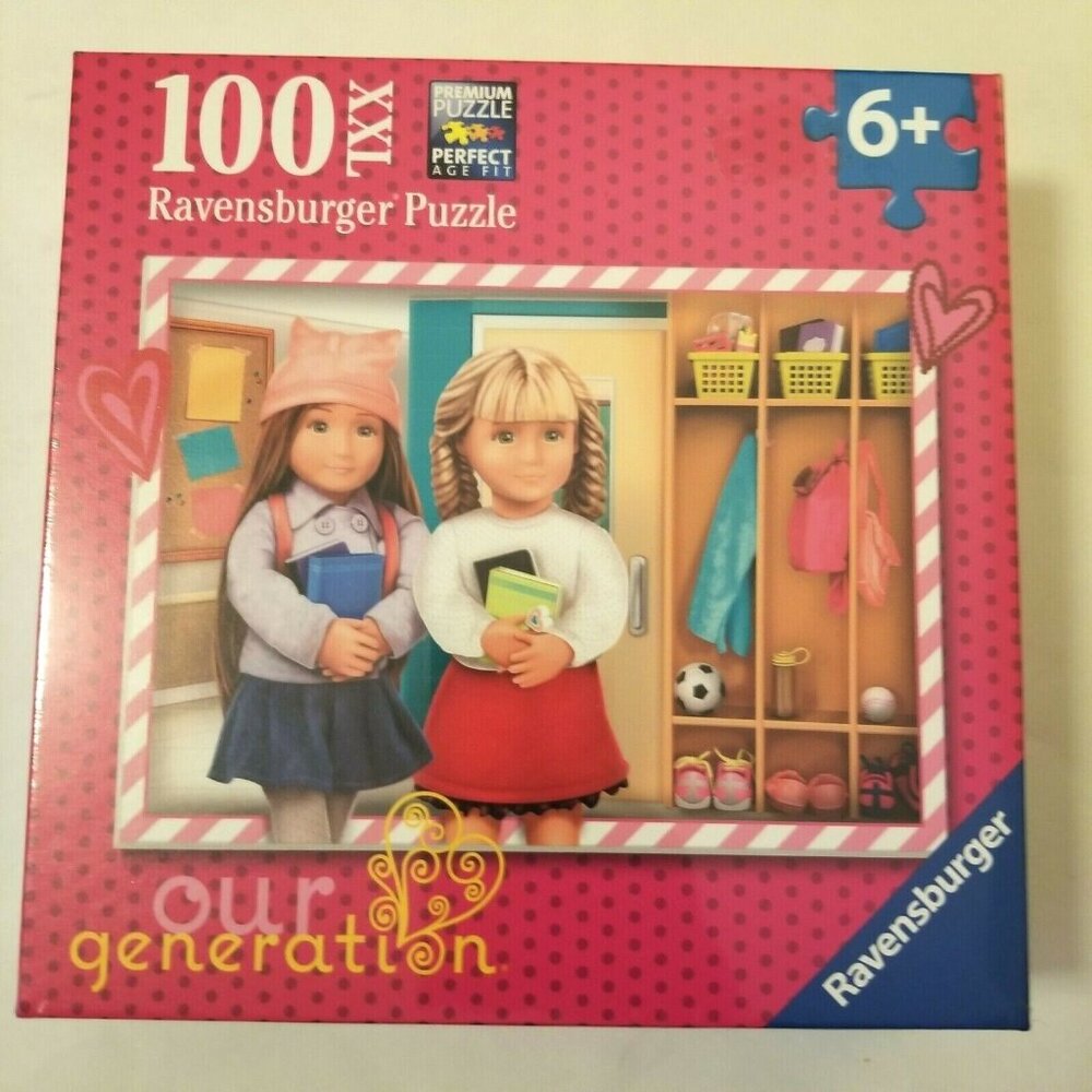 Ravensburger Kids Our Generation Puzzle 100 Pc XXL School Classroom Locker NEW
